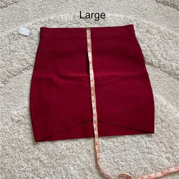 NWT Red Bodycon Miniskirt - Picture 15 of 15